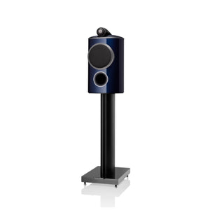 Bowers & Wilkins 805 D4 Signature Bookshelf Speaker with grille - Midnight Blue Metallic