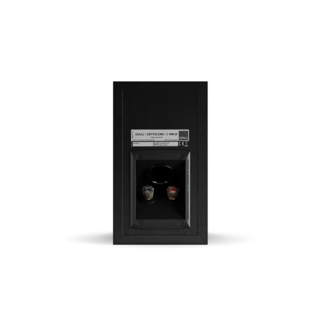 Dali Opticon 1 MK2 - Black Ash - Rear view