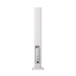 KEF LS60 Wireless Active Floorstanding Speaker (Mineral White) - Rear View