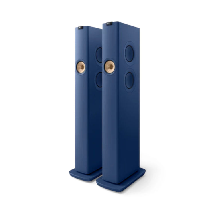 KEF LS60 Wireless Active Floorstanding Speaker (Royal Blue) - Pair