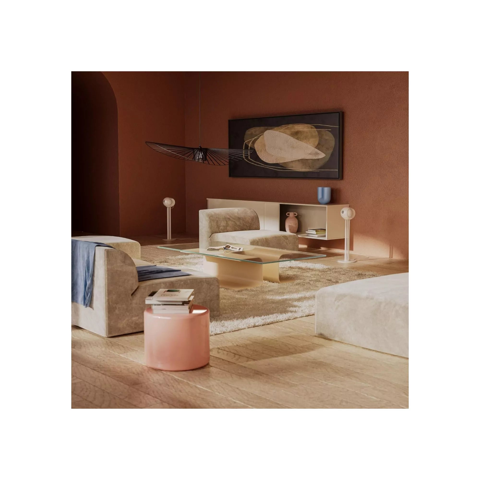 New Devialet Tree - Phantom II's smart stand - Iconic White Lifestyle
