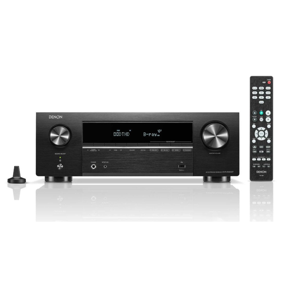 Denon AVR-X580BT 5.2 Ch 8K AV Receiver with Bluetooth 