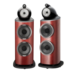 B&W 801 D4 Floorstanding Speaker (Satin Rosenut) - Ooberpad India