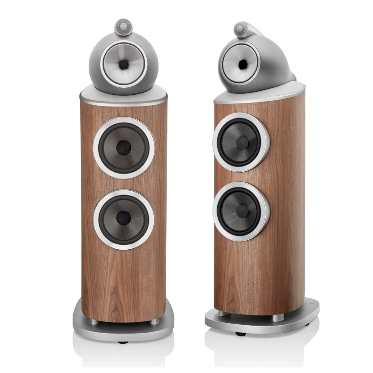 Bowers & Wilkins 802 D4 Floorstanding Speaker Satin Walnut - Ooberpad India