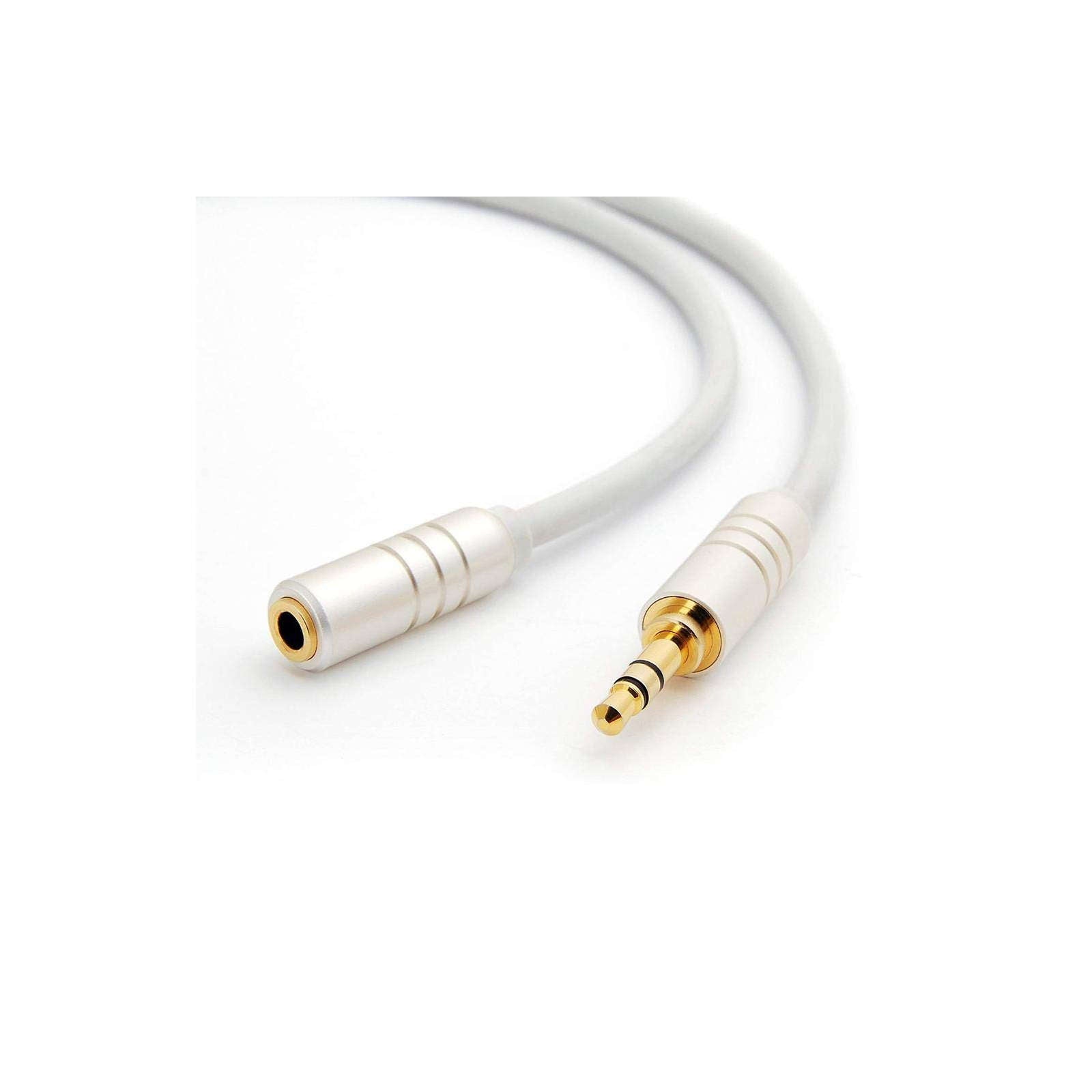BlueRigger 3.5mm Male to Female Stereo Audio Extension Cable (6 Ft) - Ooberpad