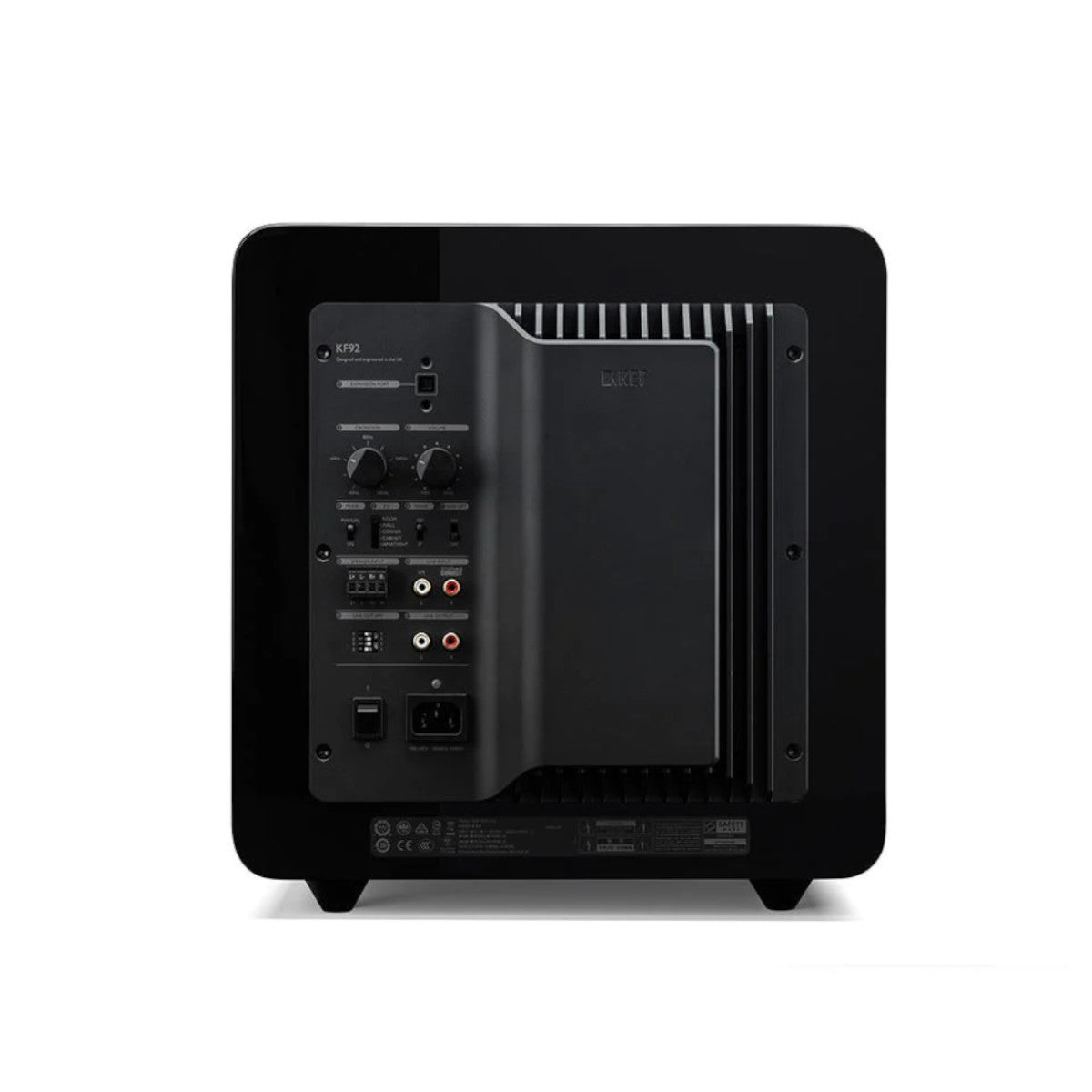 KEF KF92 1000 Watt Powered Subwoofer - Rear View