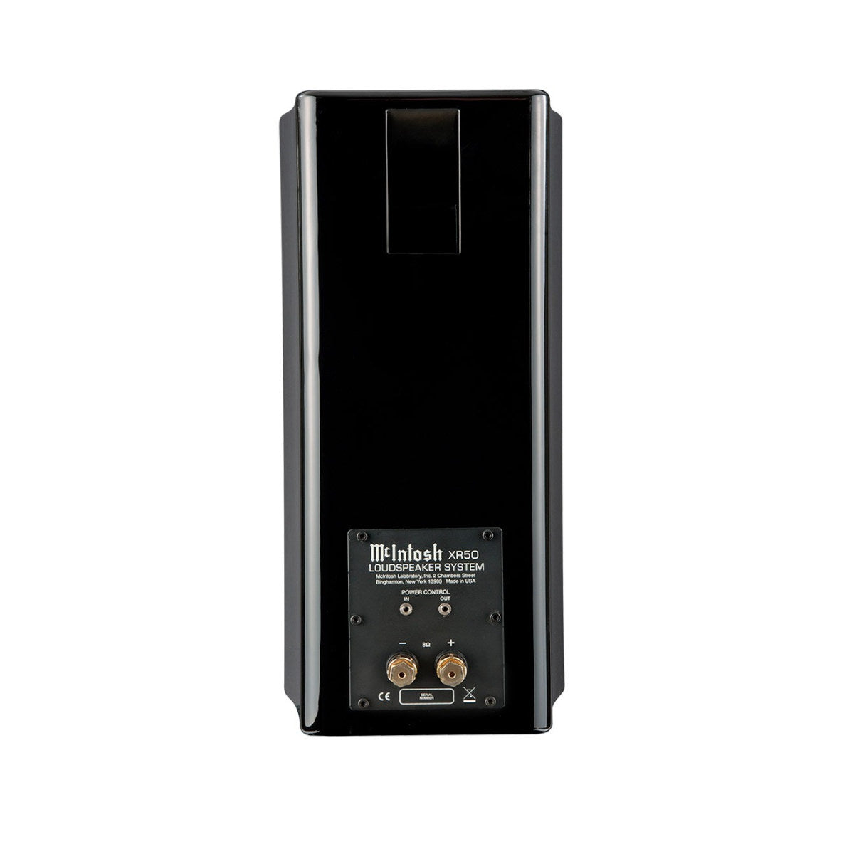 McIntosh XR50 Bookshelf Speaker - Rear View