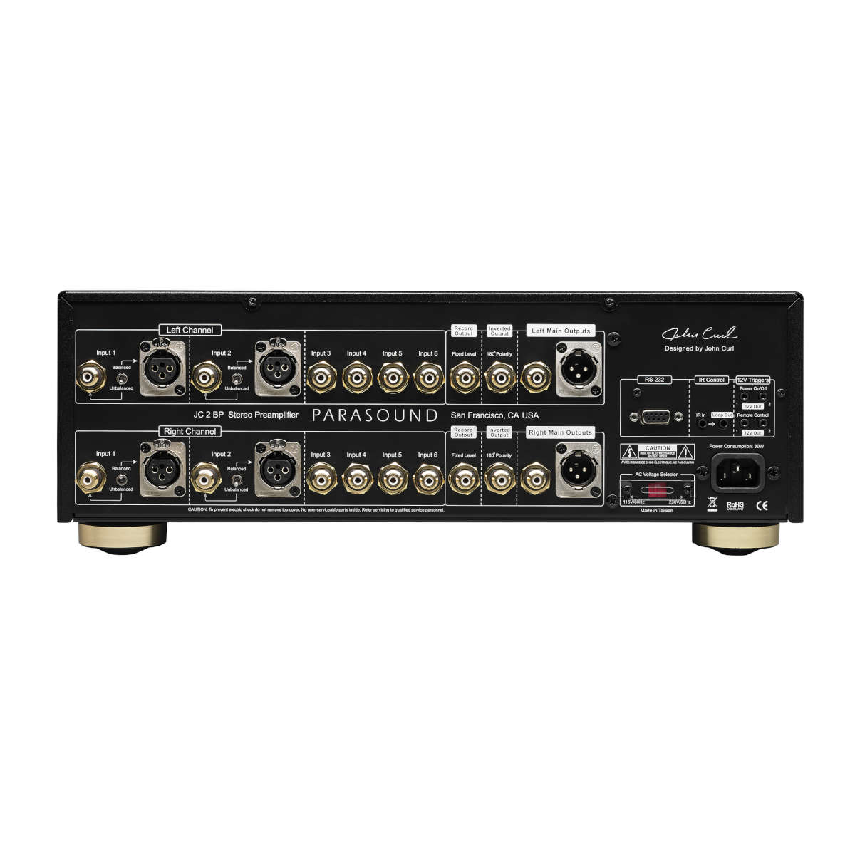Parasound Halo JC 2 BP Preamplifier with Bypas