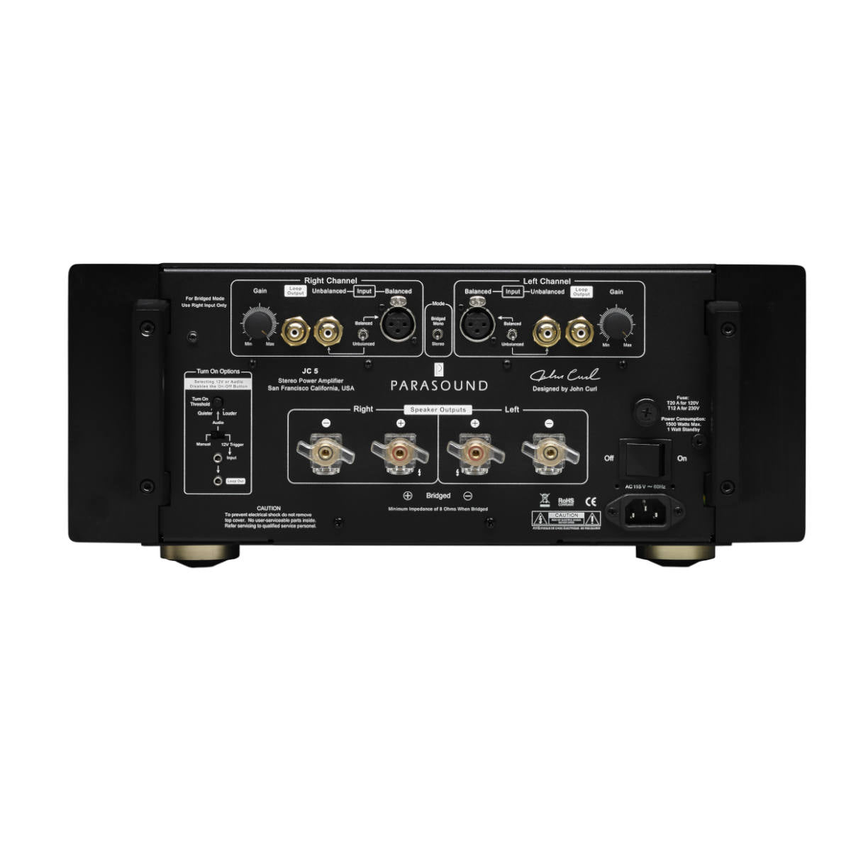 Parasound Halo JC 5 Stereo Power Amplifier