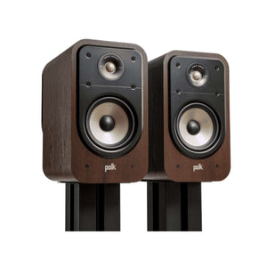 Polk Audio Signature Elite ES20 High Resolution Bookshelf Speaker (Pair) Walnut - Ooberpad