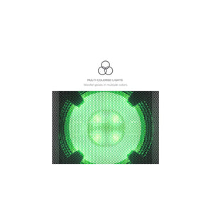 Ion Audio Power Glow 300 Battery-Powered Bluetooth Enabled Speaker with Multi-Coloured Lights