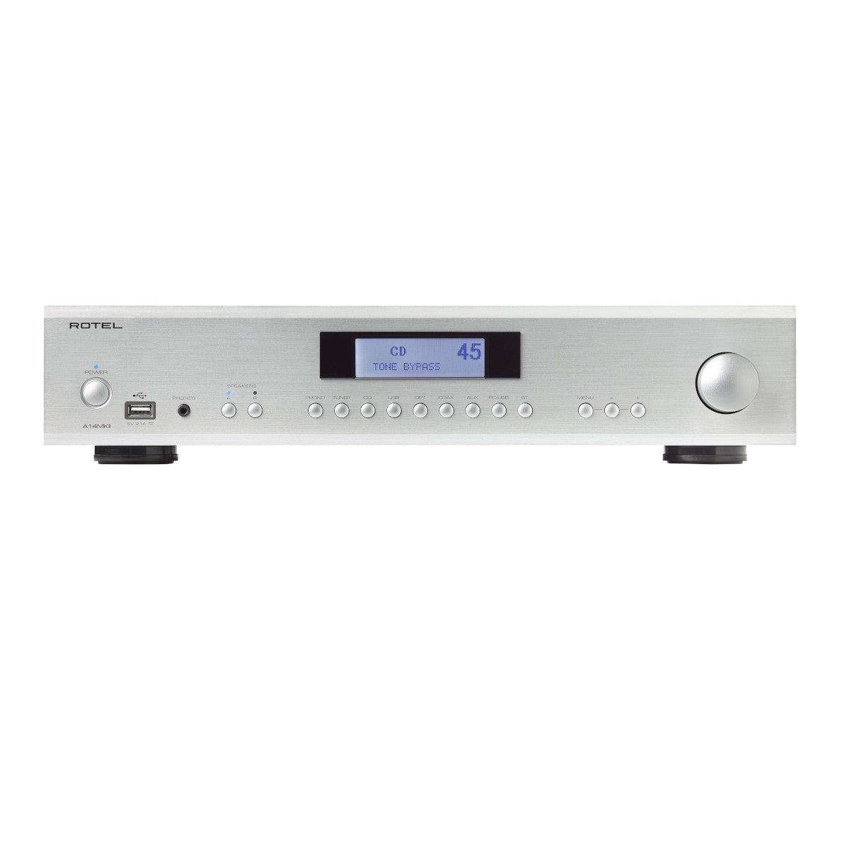 Rotel A14 MKII Integrated Amplifier (Silver) - Ooberpad India