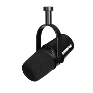 Shure Motiv MV7 XLR/USB Speech Microphone (Black) - Ooberpad India