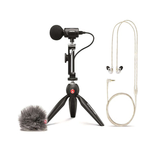 Shure Motiv MV88+ SE215-CL BUNDLE Portable Videography Kit - Ooberpad