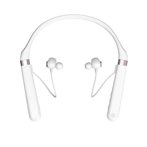 Yamaha EP-E70AWH Bluetooth Wireless Advance Noise-Cancelling Neckband Earphones (White) - Ooberpad India