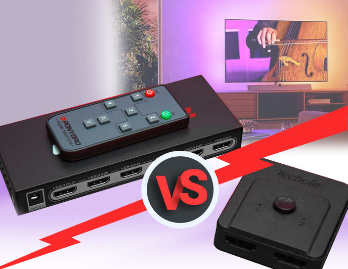HDMI Splitter Vs. HDMI Switch - Differences and Their Uses