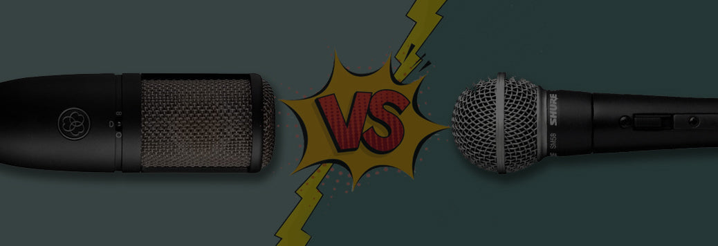 Difference between Condenser vs. Dynamic Microphones - Explained in Detail