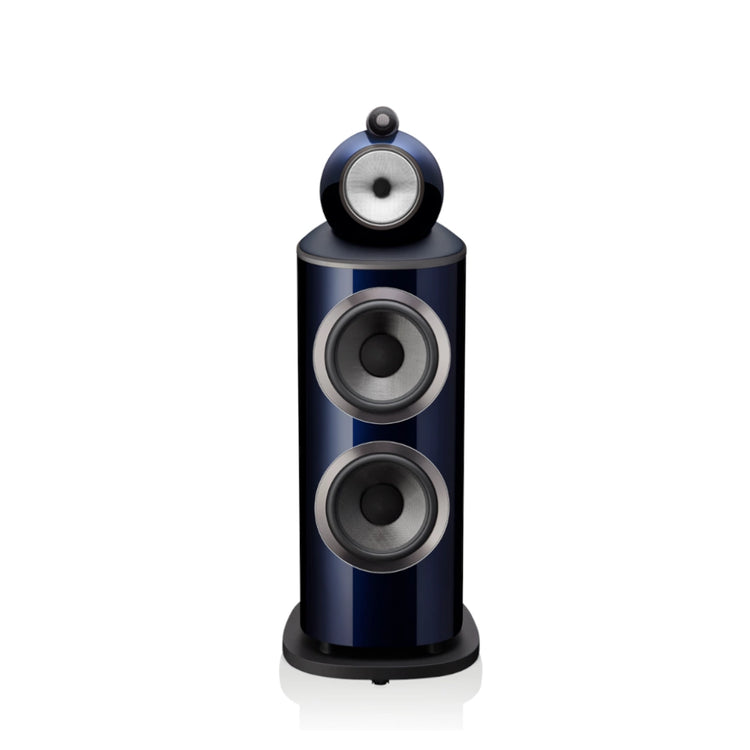 B&W 801 D4 Signature Floorstanding Speaker - Midnight Blue Metallic 