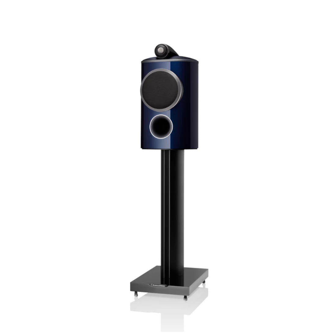 Bowers & Wilkins 805 D4 Signature Bookshelf Speaker with grille - Midnight Blue Metallic 