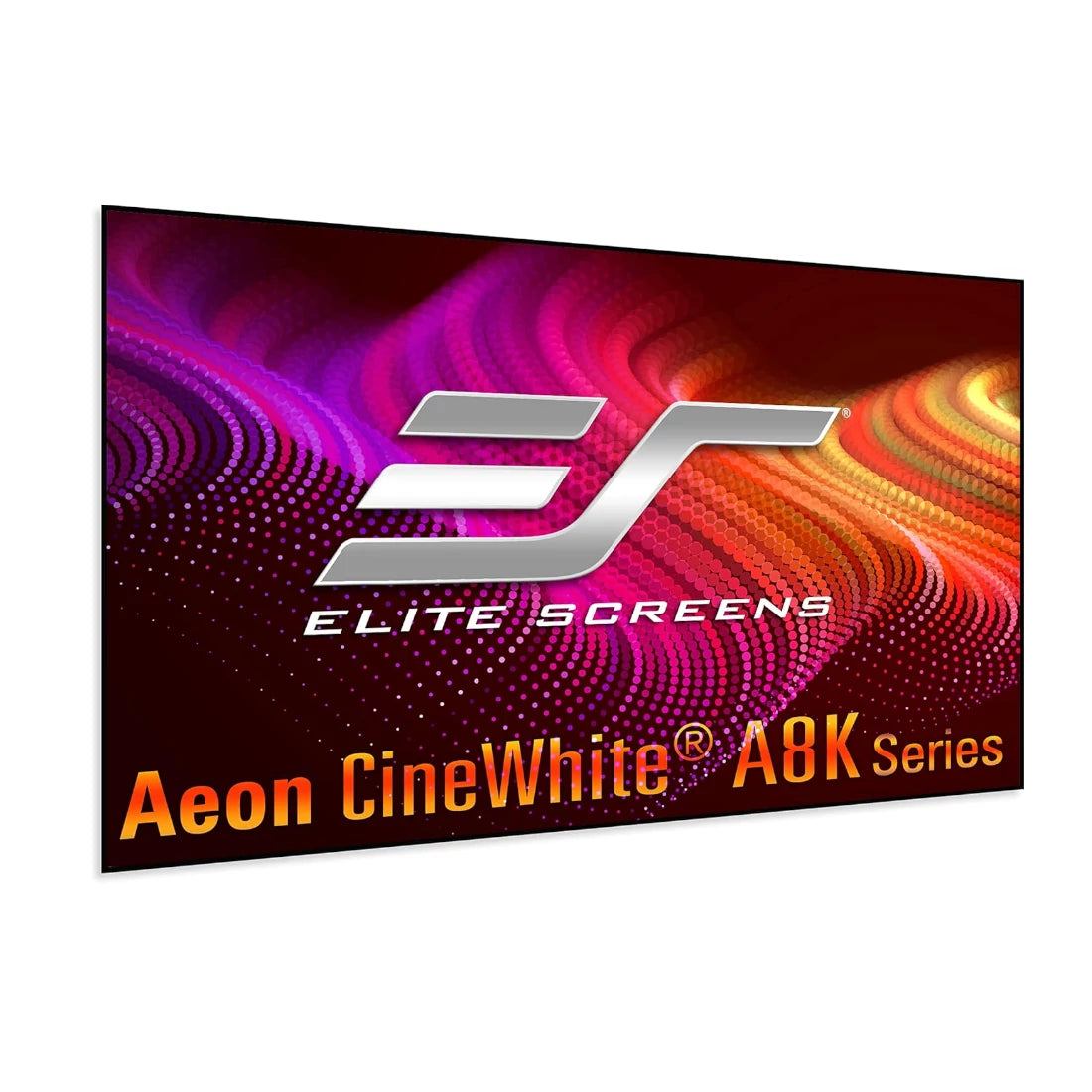 Elite Aeon CineWhite® A8K Fixed Frame Projection Screen Series (16:9)