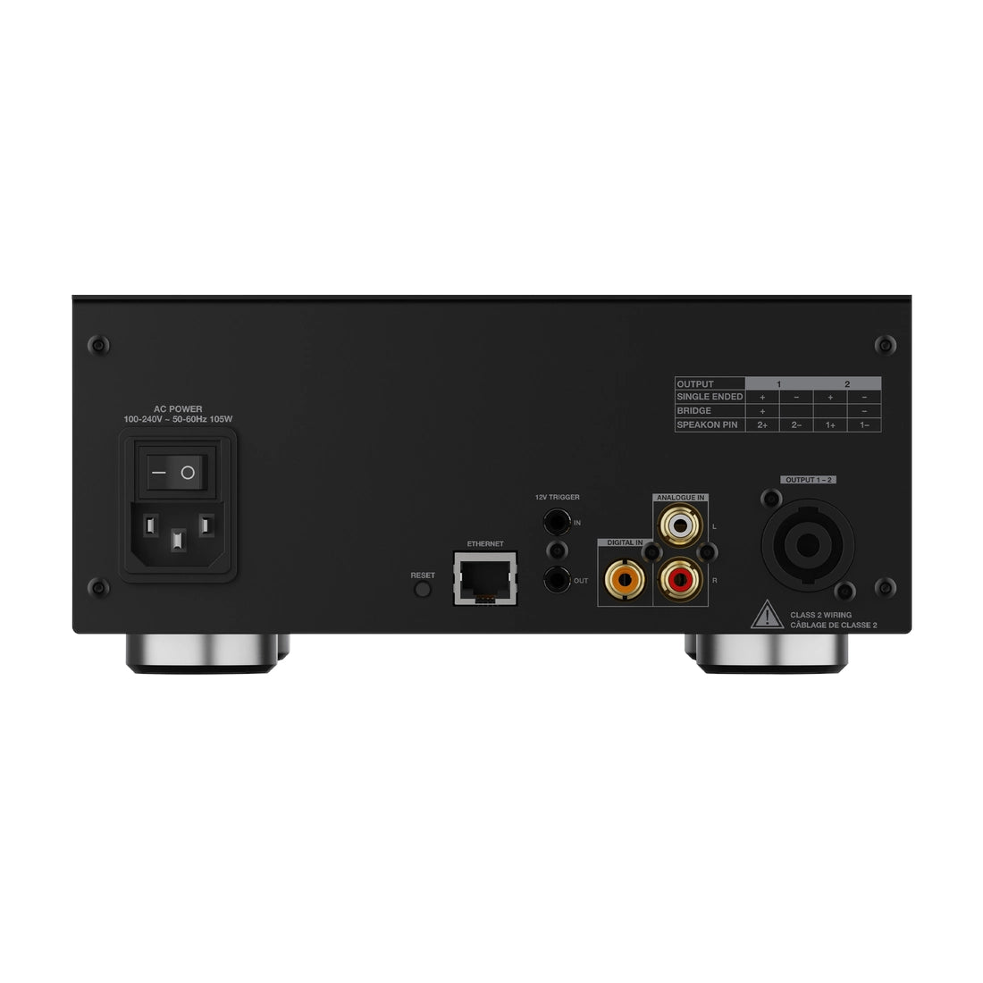 Bowers & Wilkins CDA-2HD High-power Distribution Amplifier - Rear View