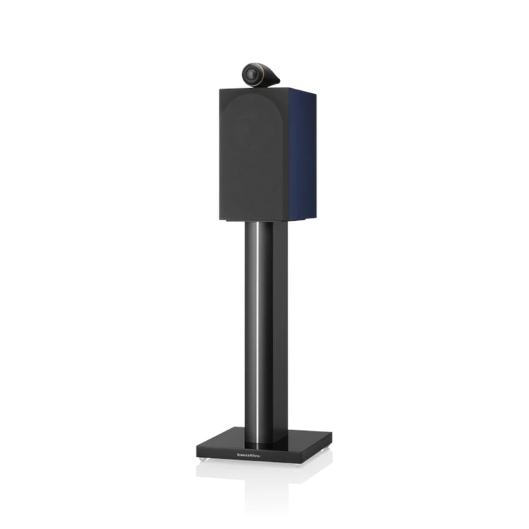 B&W 705 S3 Signature Bookshelf Speaker - Midnight Blue Metallic - with grille