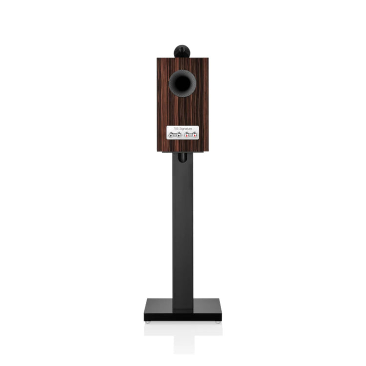 B&W 705 S3 Signature Bookshelf Speaker - Datuk Gloss - rear view