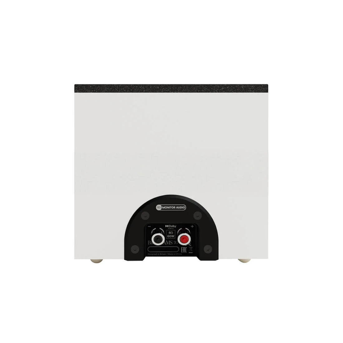 Monitor Audio Bronze AMS 7G Dolby Atmos® Speaker - White - Rear view
