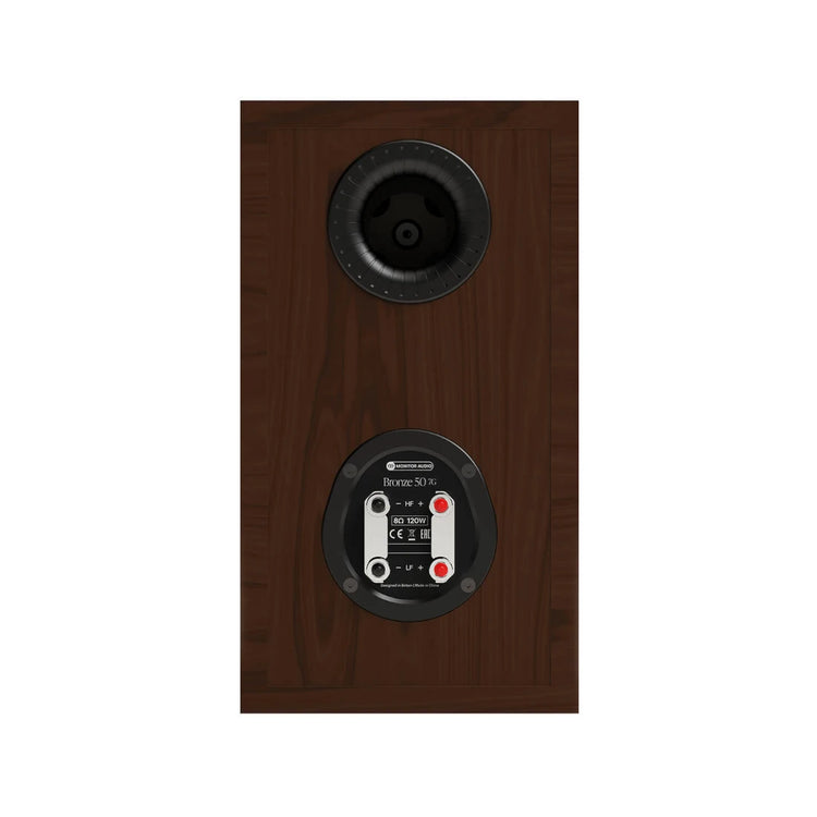 Monitor Audio Bronze 50 7G Walnut - 
Rear view