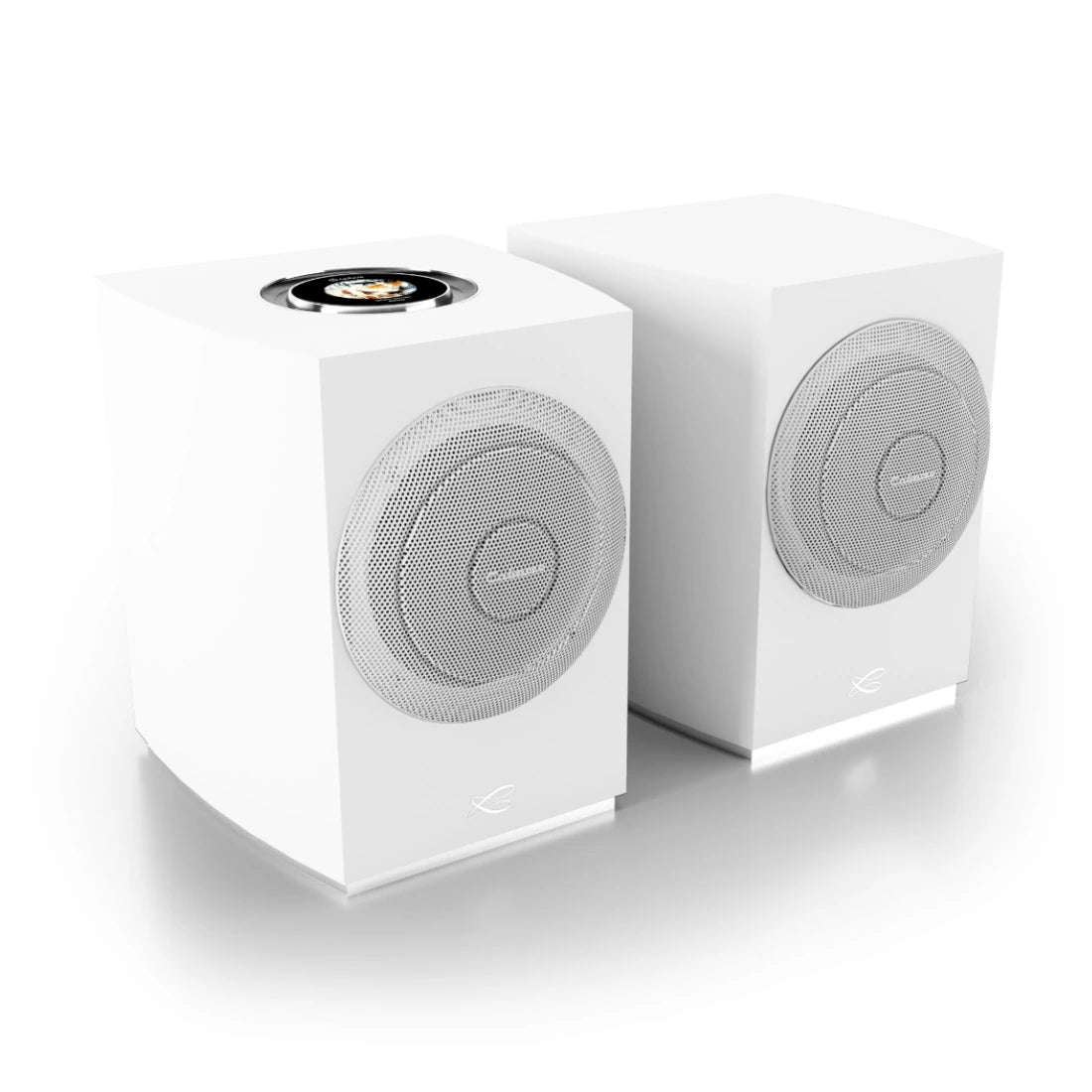 Cabasse Rialto Wireless Bookshelf Speaker (White)