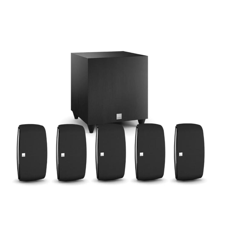 Dali Fazon SAT 5.1 Home Theater Speaker Package with Dali SUB C-8 D subwoofer (Black)