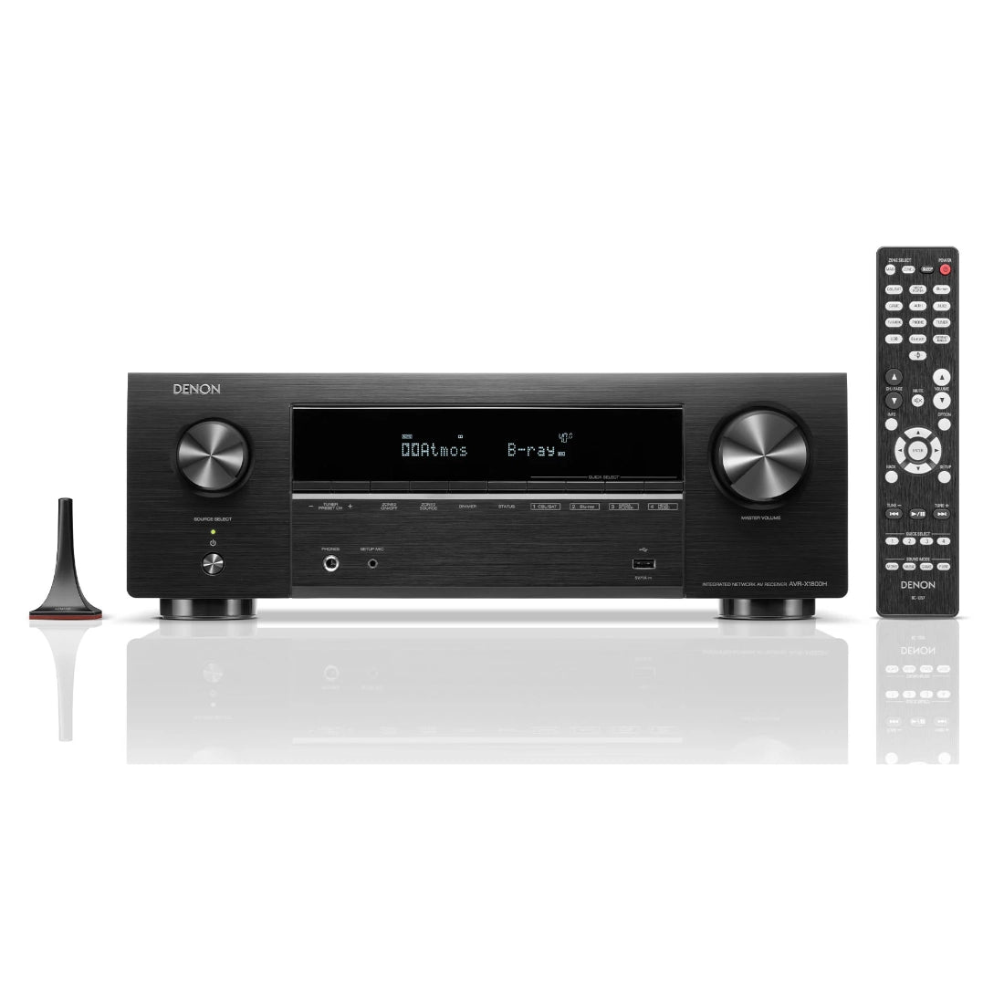 Denon AVR-X1800H 7.2-Channel 8K AV Receiver with HEOS® Built in