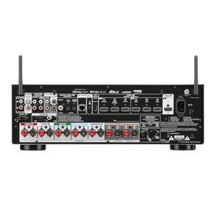 Denon AVR-X1800H 7.2-Channel 8K AV Receiver - Rear View