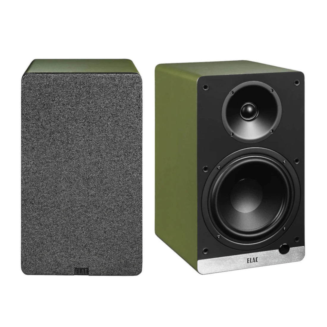 Elac Debut ConneX DCB61 Powered Bookshelf Speaker (Olive Green)