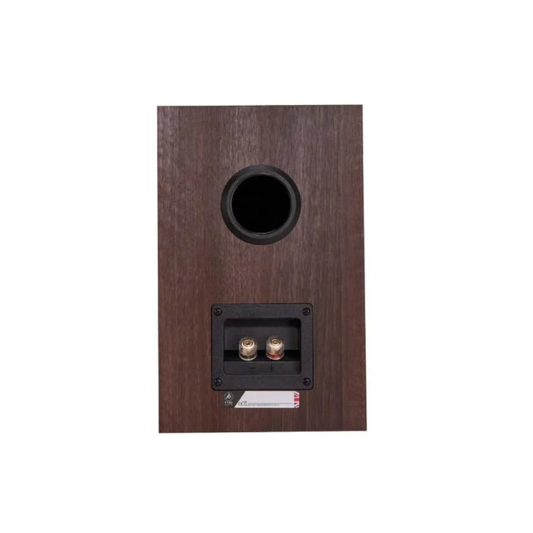 Fyne Audio F301i Bookshelf Speaker (Walnut) - Rear View