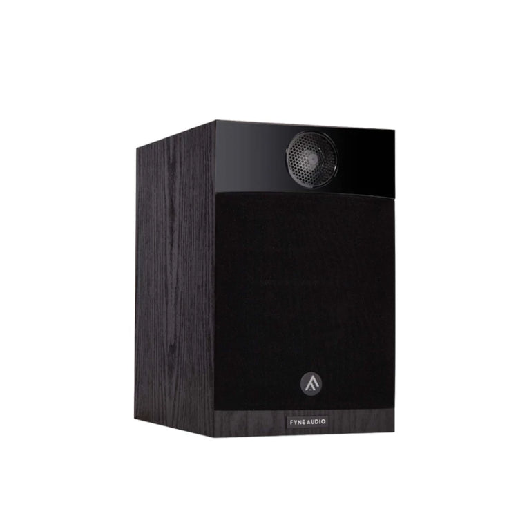 Fyne Audio F301i Bookshelf Speaker (Black)  with grille