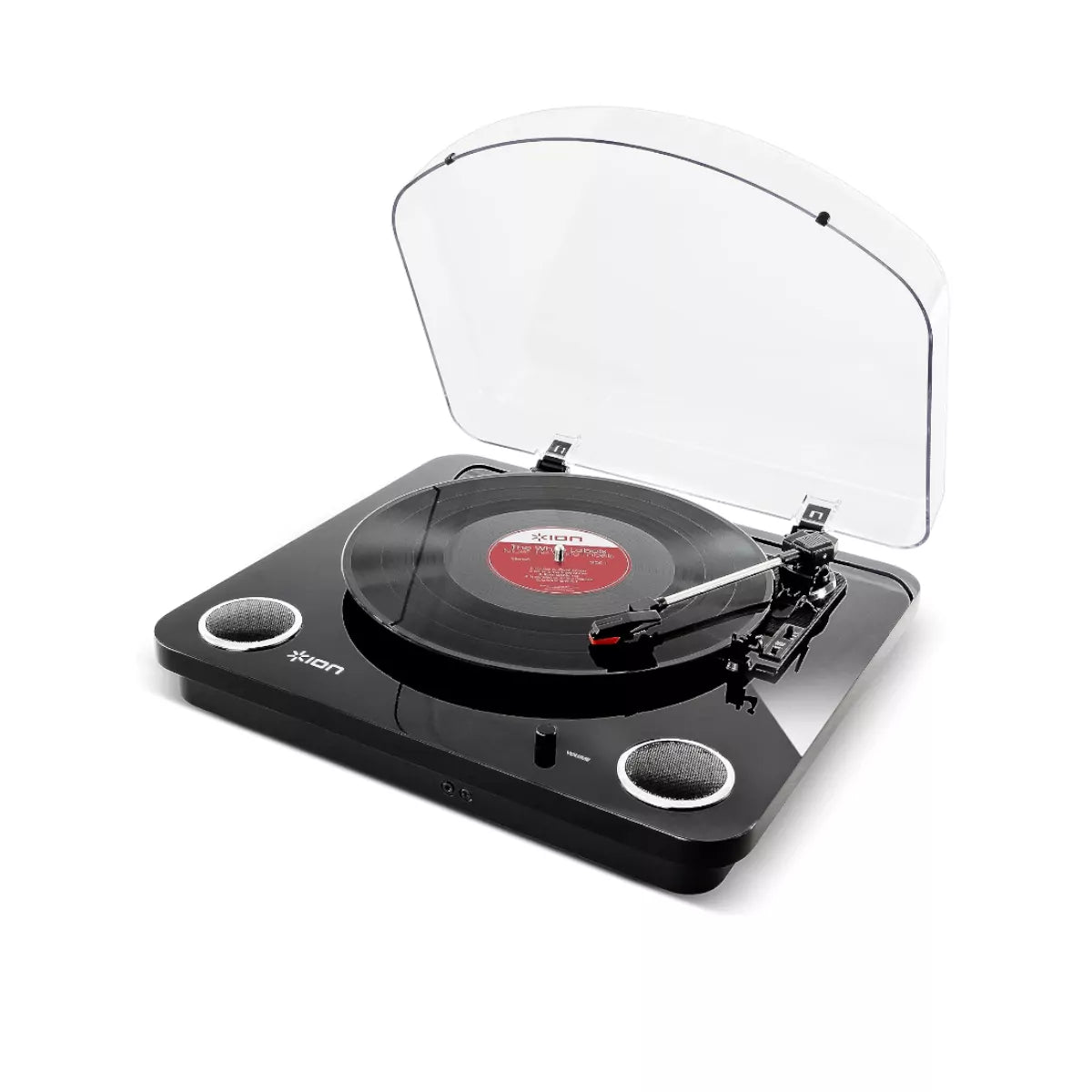 Ion Audio Max LP Conversion Turntable with Stereo Speakers - Black