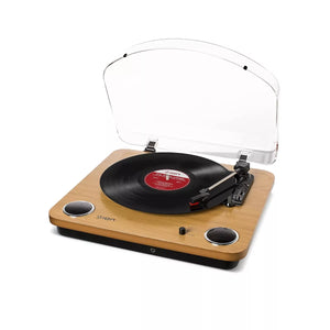 Ion Audio Max LP Conversion Turntable with Stereo Speakers - Brown