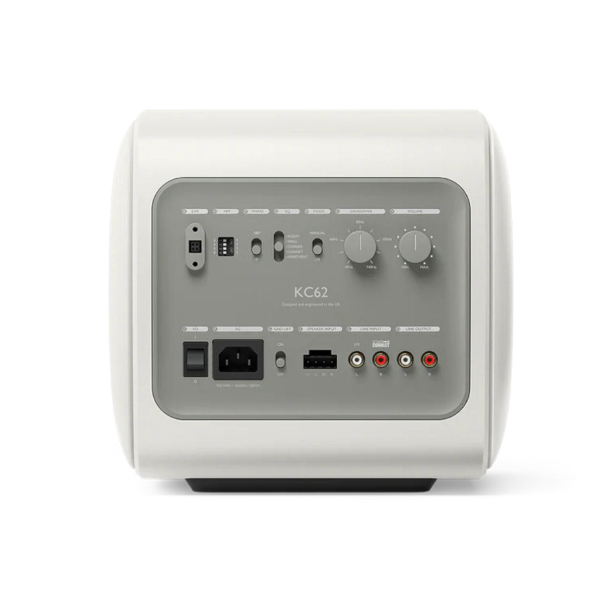 KEF KC62 Compact Subwoofer (Mineral White)