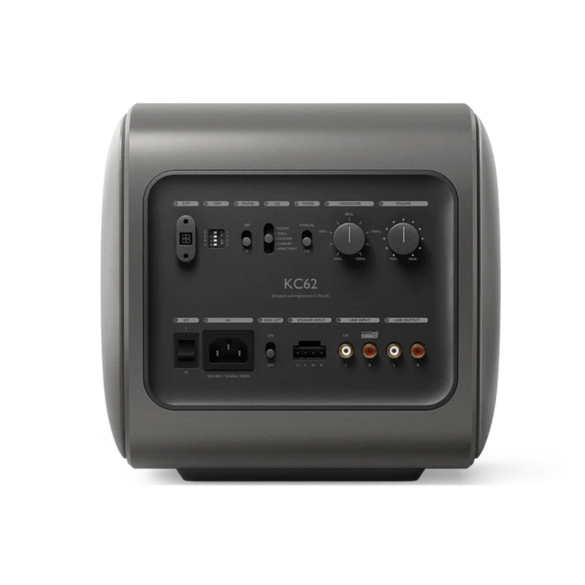 KEF KC62 Compact Subwoofer (Titanium Grey)
