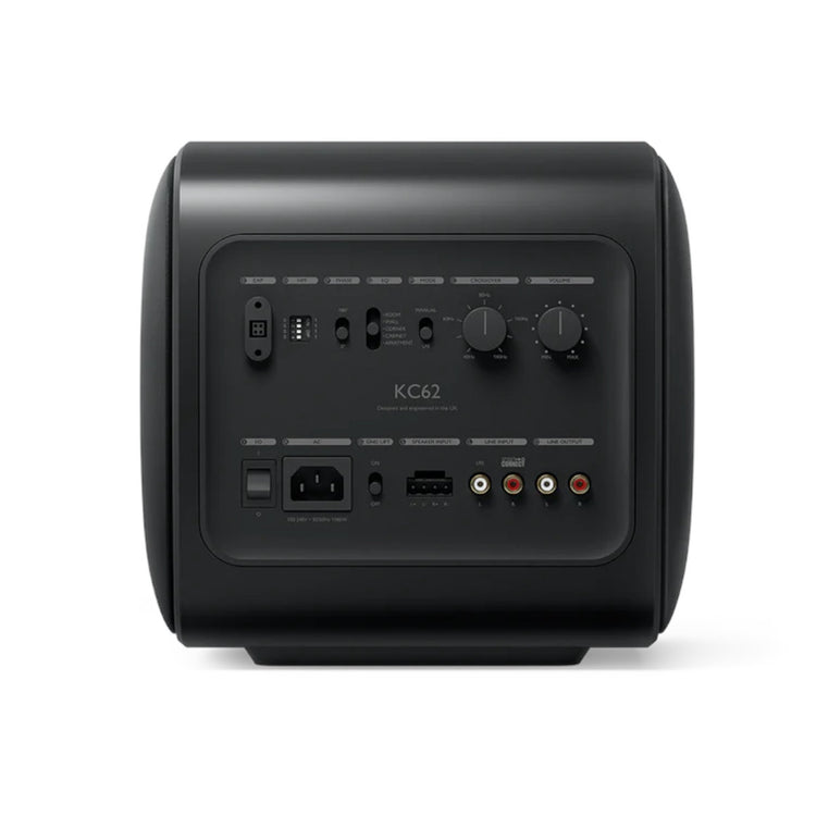 KEF KC62 Compact Subwoofer (Carbon Black)