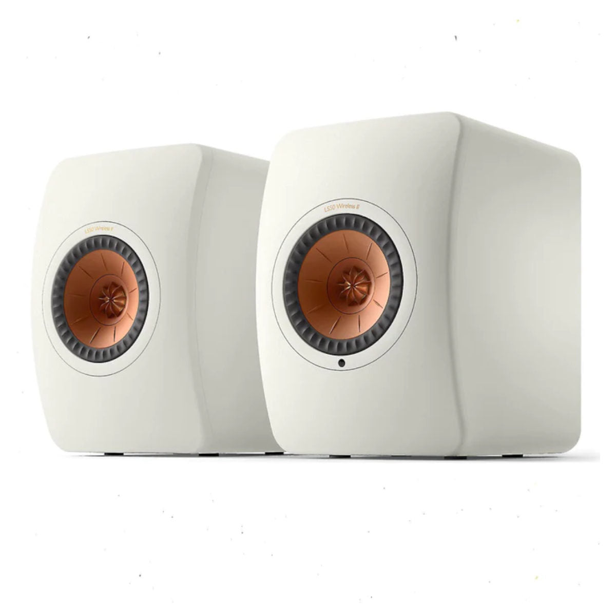 KEF LS50 Wireless II HiFi Speaker (Pair) - Mineral White - Ooberpad India