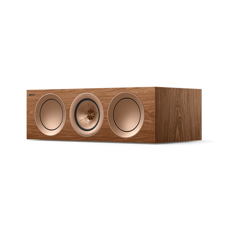 KEF R2 Meta Compact Three-way Centre Channel Speaker - Walnut
