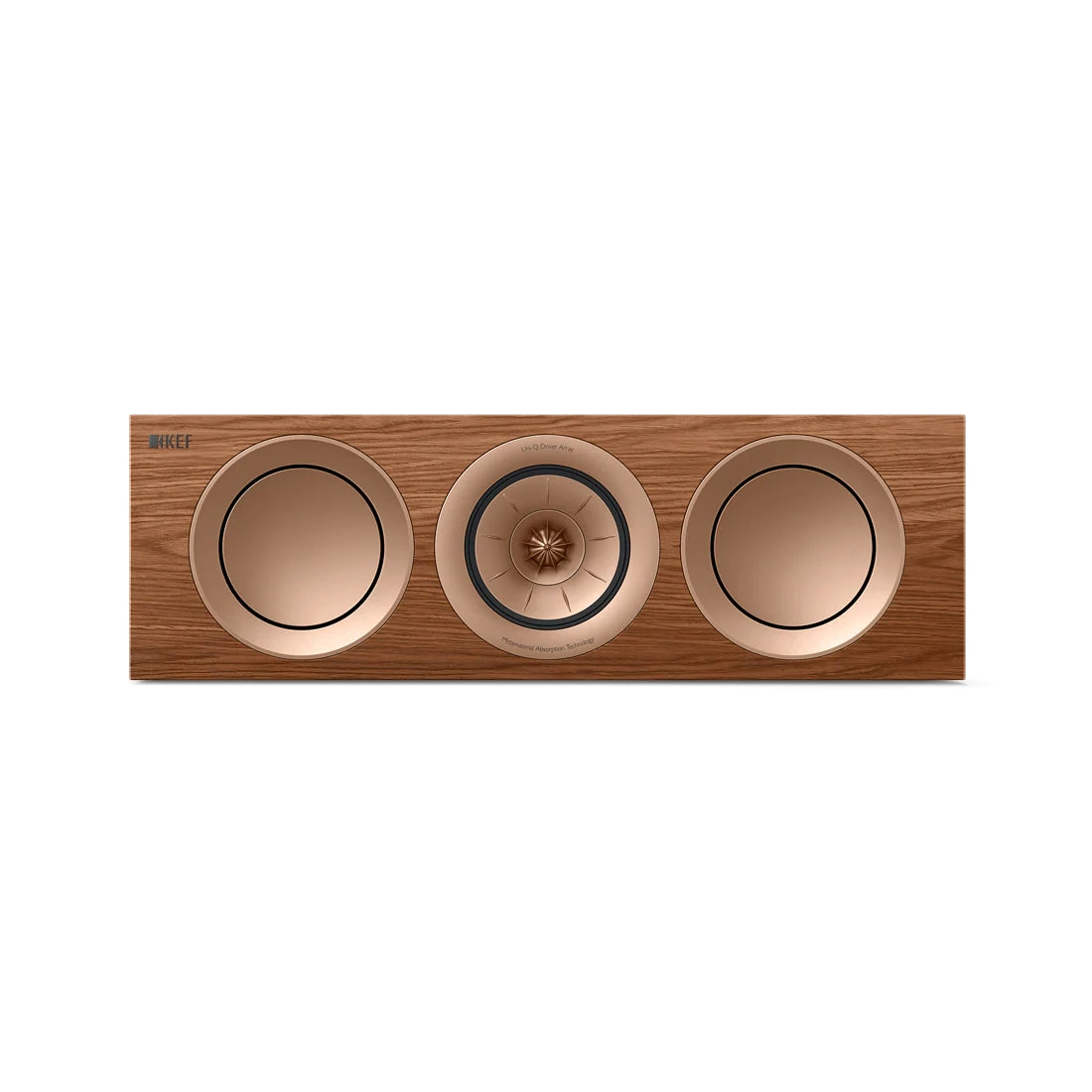 KEF R2 Meta (Walnut) - Front view
