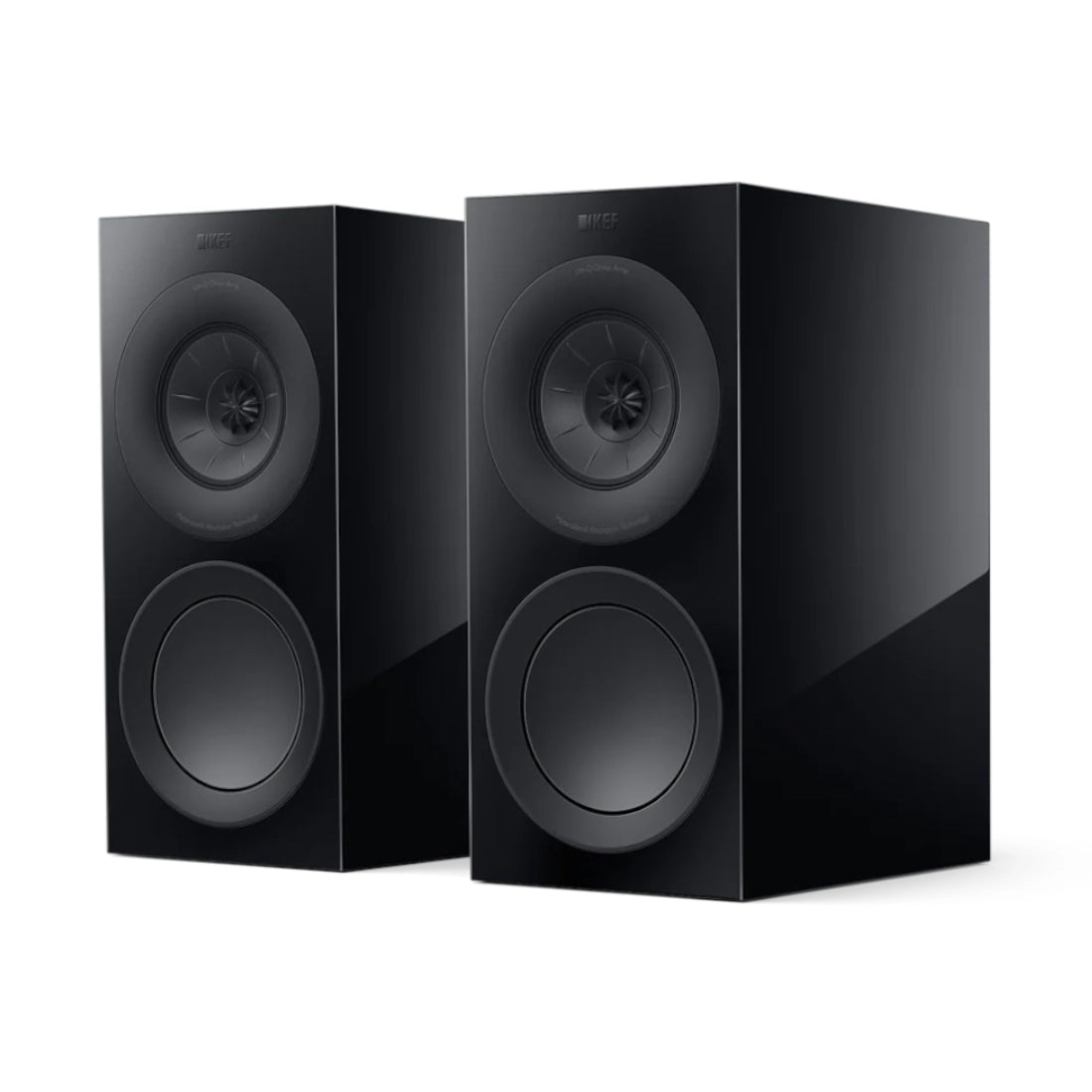 KEF R3 Meta Three-way Bookshelf Speaker - Black