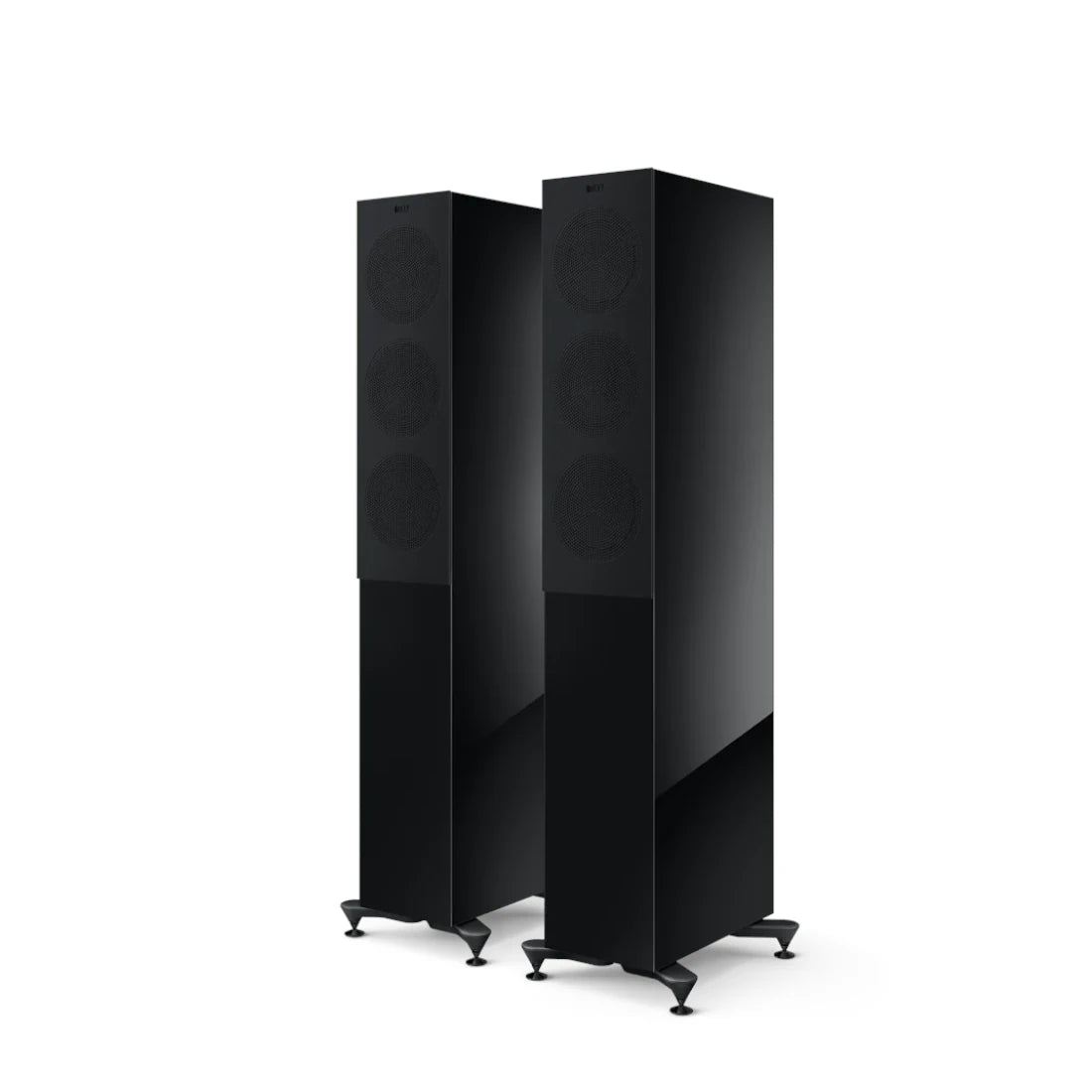 KEF R5 Meta - Black with grille