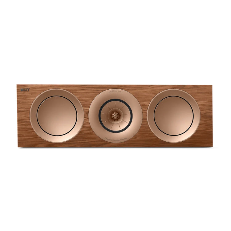 KEF R6 Meta (Walnut) - Front view