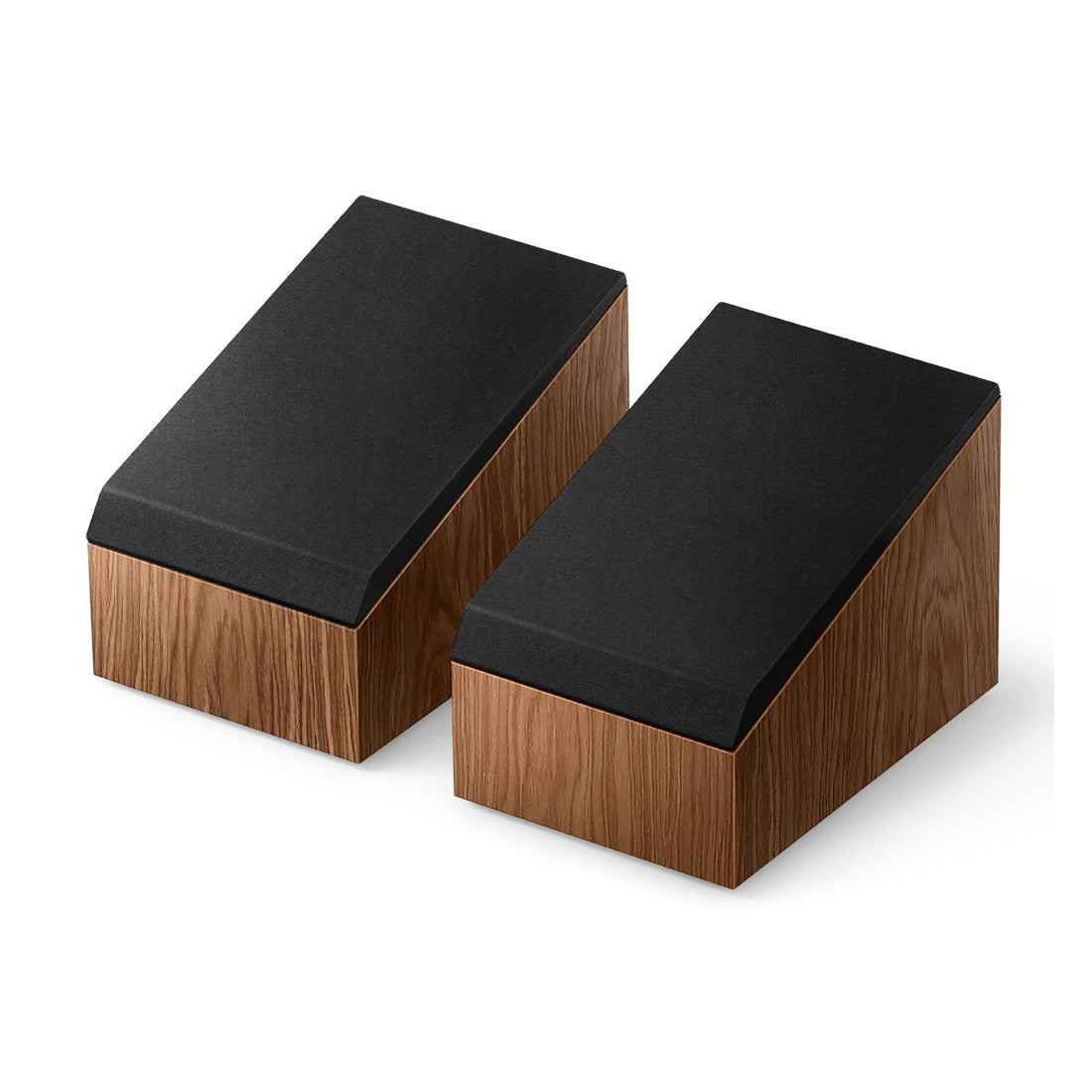 KEF R8 Meta Dolby Atmos Surround Speaker - Walnut with grille