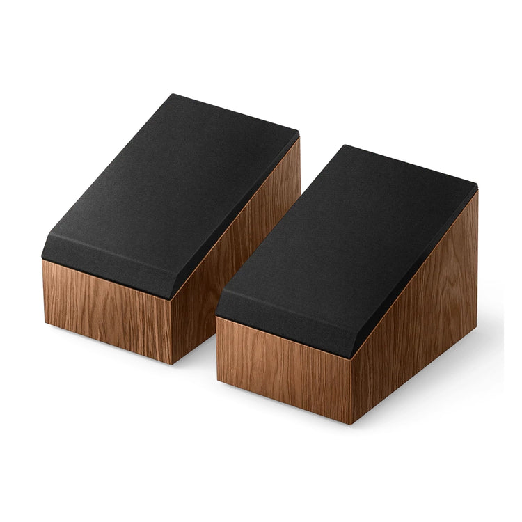 KEF R8 Meta Dolby Atmos Surround Speaker - Walnut with grille