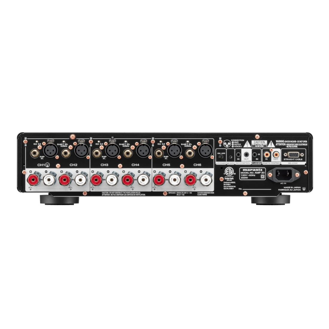 Marantz AMP 30 - 6-Channel Power Amplifier - Rear view